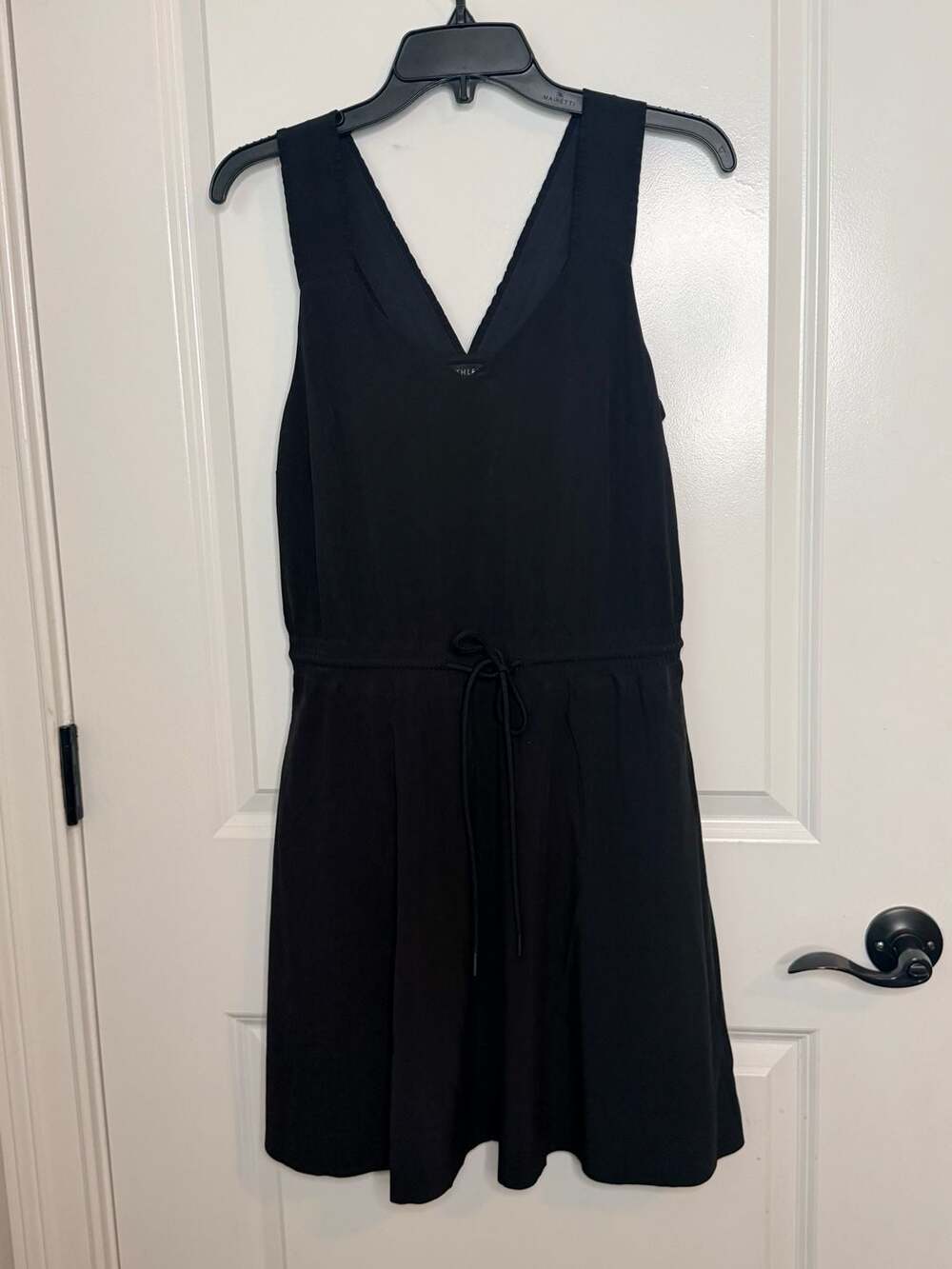 Athleta Savannah Strap V-Neck Mini Dress with Drawstring Waist XS